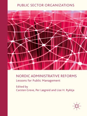cover image of Nordic Administrative Reforms